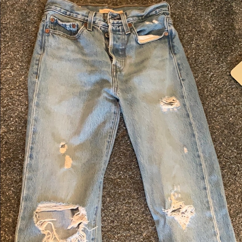 Wedgie straight levi jeans